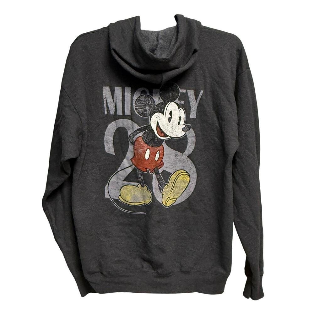 Disney Parks Original Mickey Mouse 28 Zip Up Hoodie Size Large